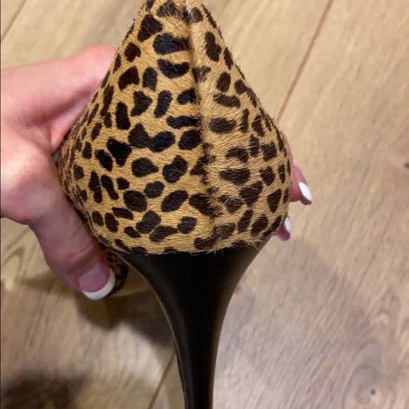 NWOT BCBG calf hair heels - Picture 7 of 7